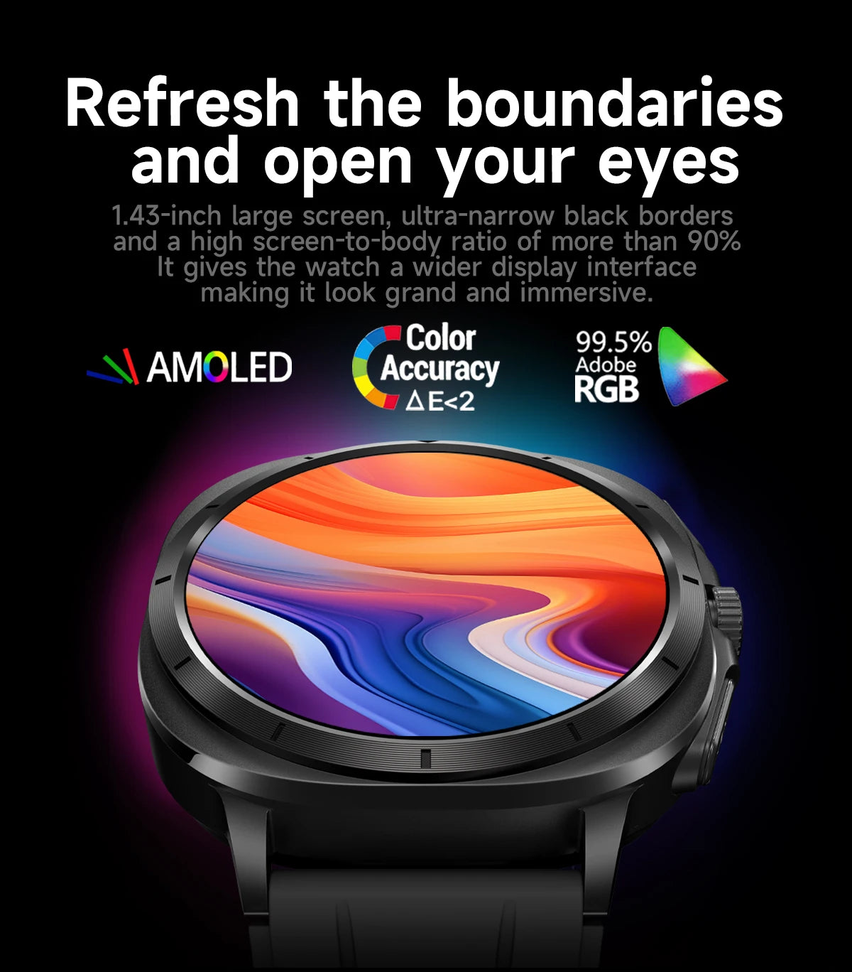 New Health Watch Uric Acid Blood Pressure Blood oxygen Body Analysis Body Fat SmartWatch ECG+PPG Bluetooth call Clock Women Men