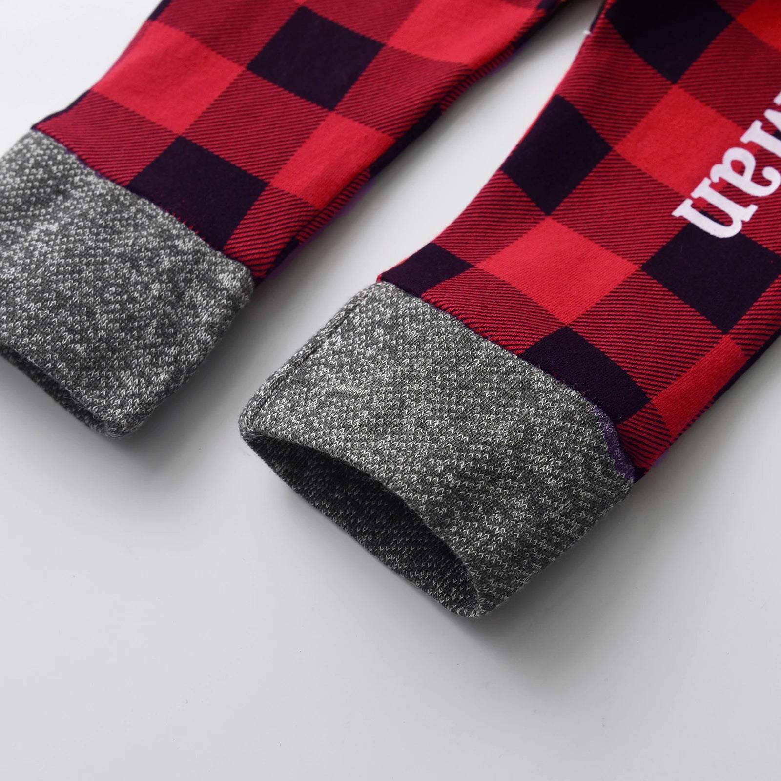 Baby boy hoodie and plaid pants set from I YAN, featuring a "Mama's Boy" letter print hoodie and cozy plaid pants.