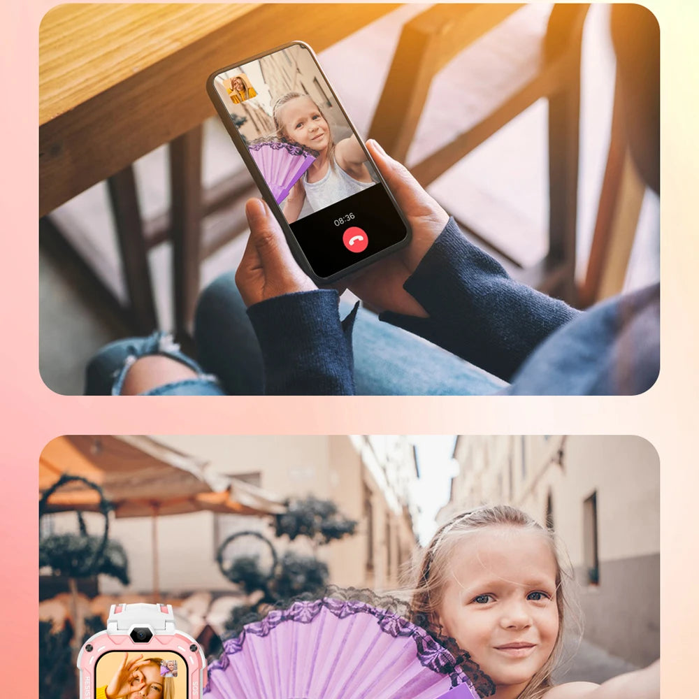 VALDUS 2025 New VK39 4G Children Smartwatch GPS SOS Video Call WIFI SIM Card 0.08Mpix Camera Large Screen 4G Watch For Kids Gift