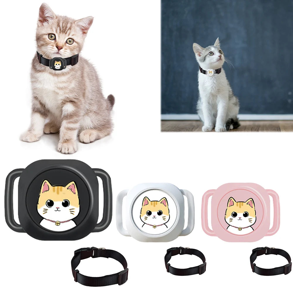 Pet Anti-Lost GPS Tracker BT Real-time Tracking Dog Cat Collar Find Device Anti-Lost GPS Tracker Locator Finder for Dogs Cats