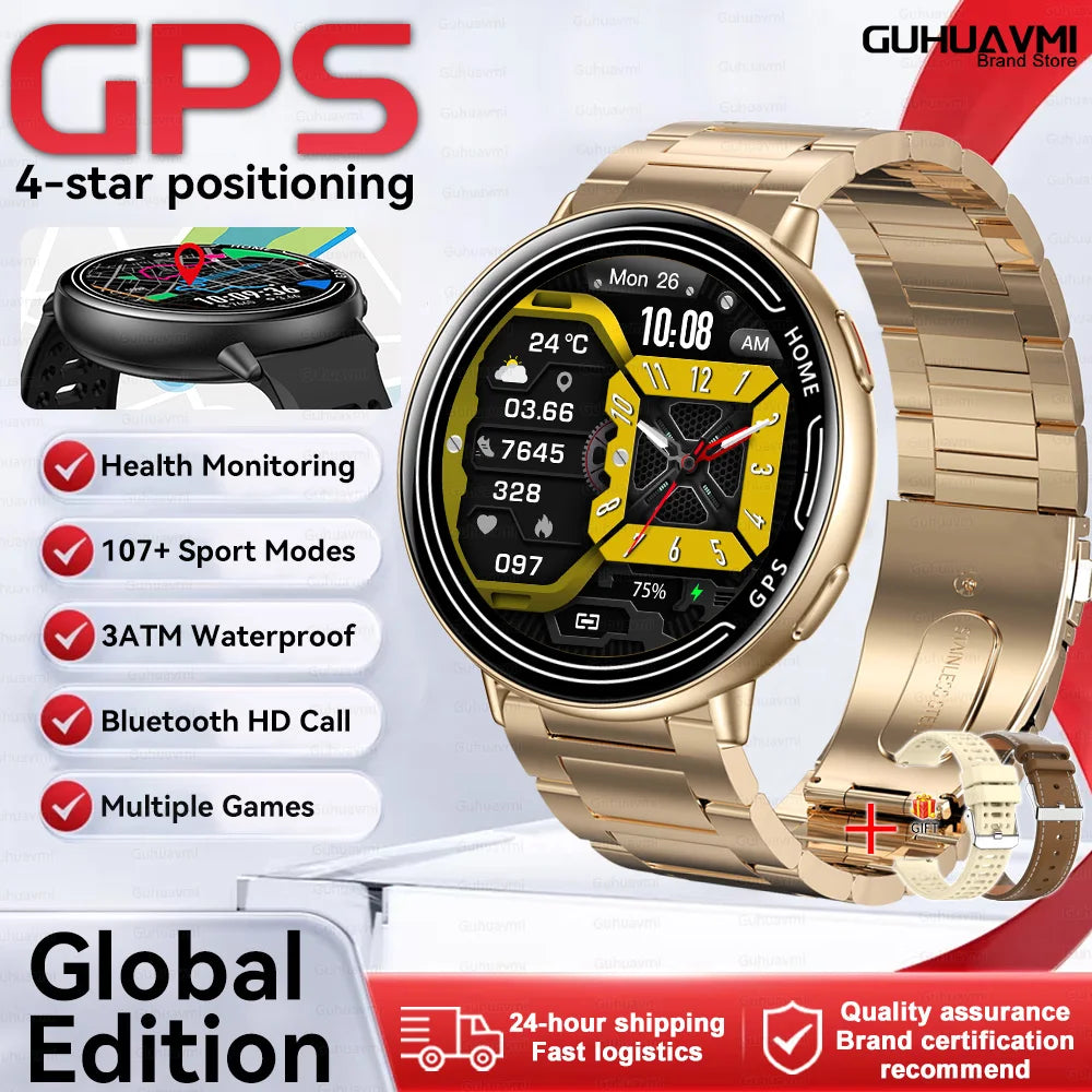 Elegant Women Smartwatch 2026 New 1.39'' AMOLED Screen Bluetooth Call Heart Rate Women's Health IP68 Waterproof Fashion Watches