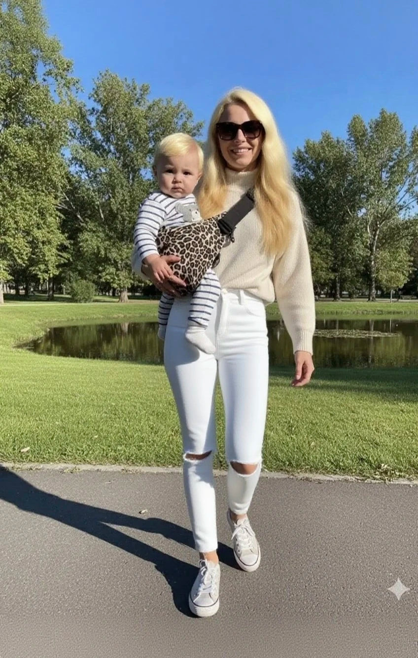 Multifunctional Baby Carrier Wrap – Adjustable Shoulder Sling for Infants & Toddlers - I YAN