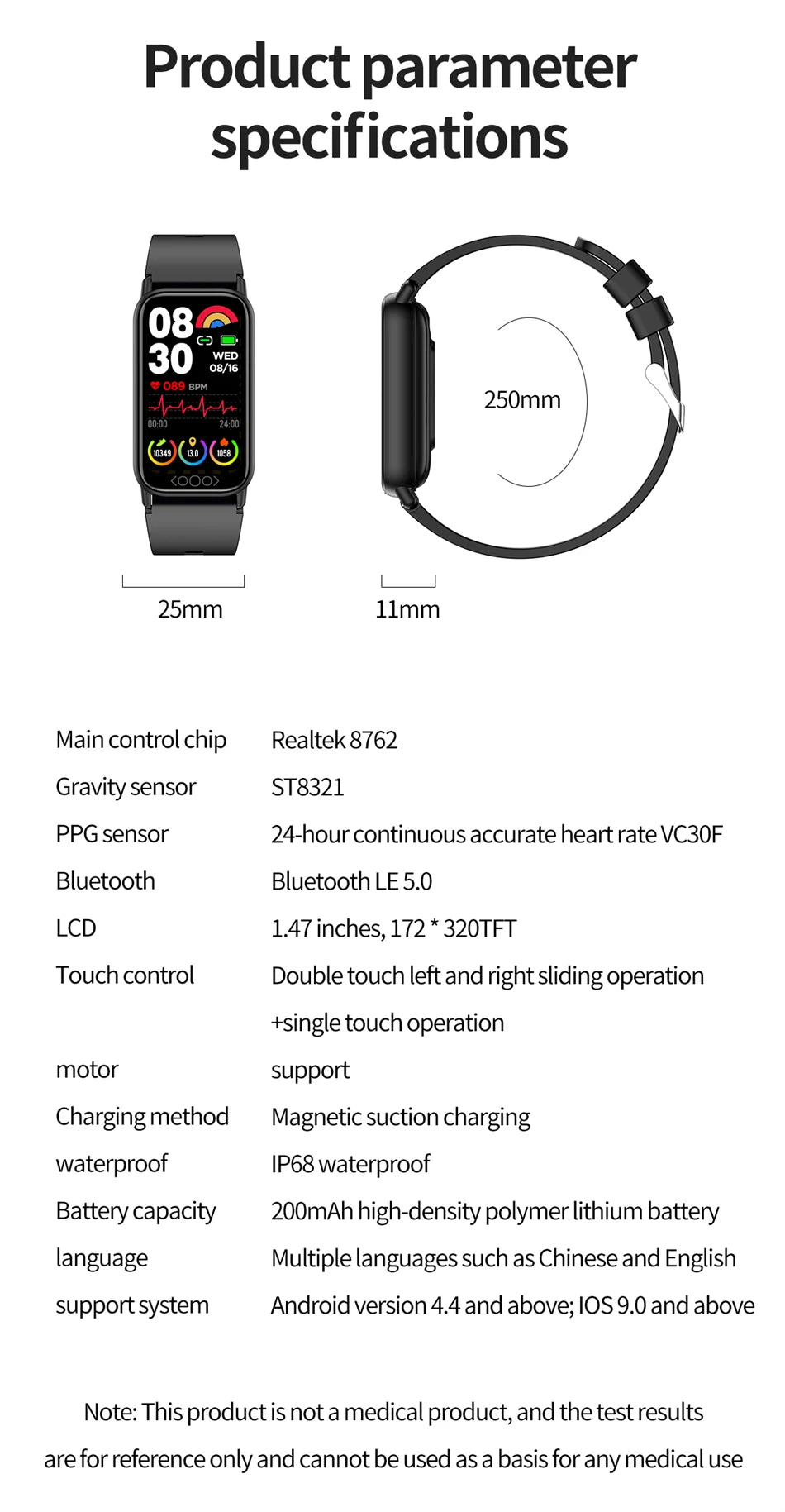 New Original SmartWatch Men Bluetooth Call Sports Smartwatch Heart Rate Health Temperature Monitoring Women For Android IOS 2025