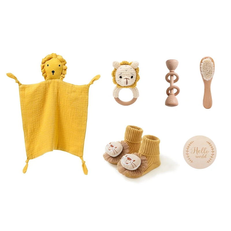 Newborn Baby Gift Box Set – 7-Piece Bath & Keepsake Collection - I YAN