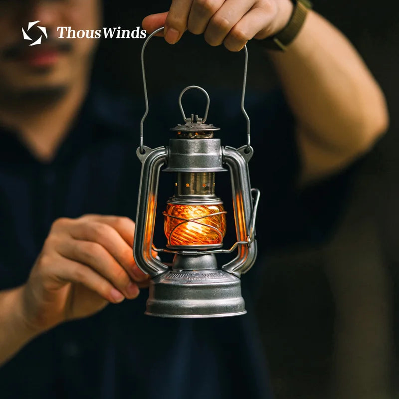 Oil Lamp Outdoor Portable Mini Camping Lantern Emotion Retro Lights for Hike Picnic Backpack Camping Supplies