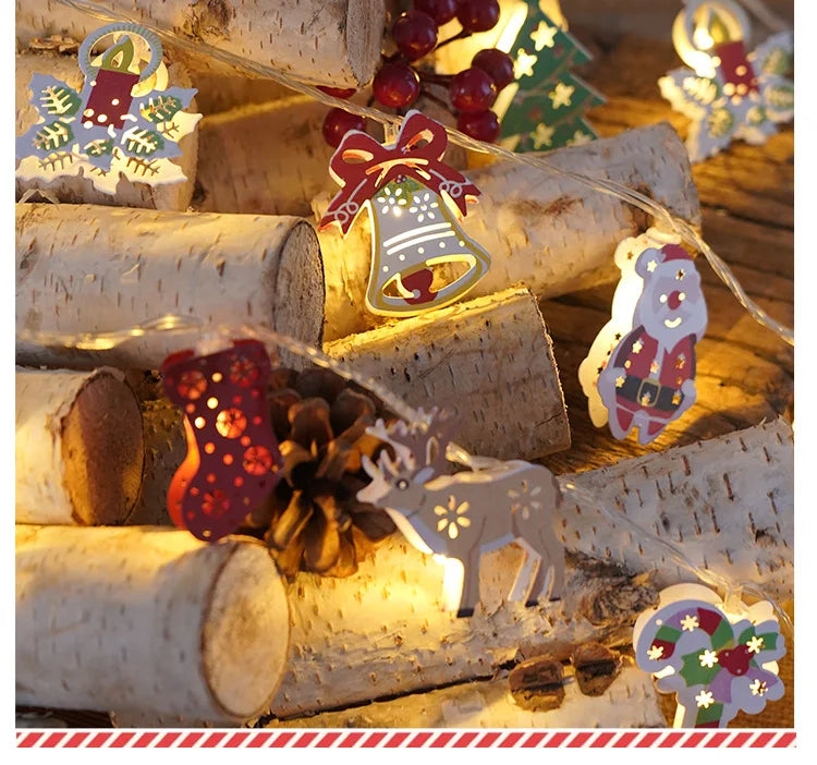 1.5/3M Christmas LED String Light Xmas Tree Hanging Lamp Fairy Light Garland FOR Home Decoration Ornament 2025 New Year Gifts