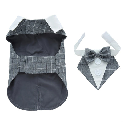 Christmas Dog Costume Dog Halloween Apparel Dog Wedding Outfit Clothes Wedding Shirt Clothes Formal Tuxedo for Teddy Bulldog