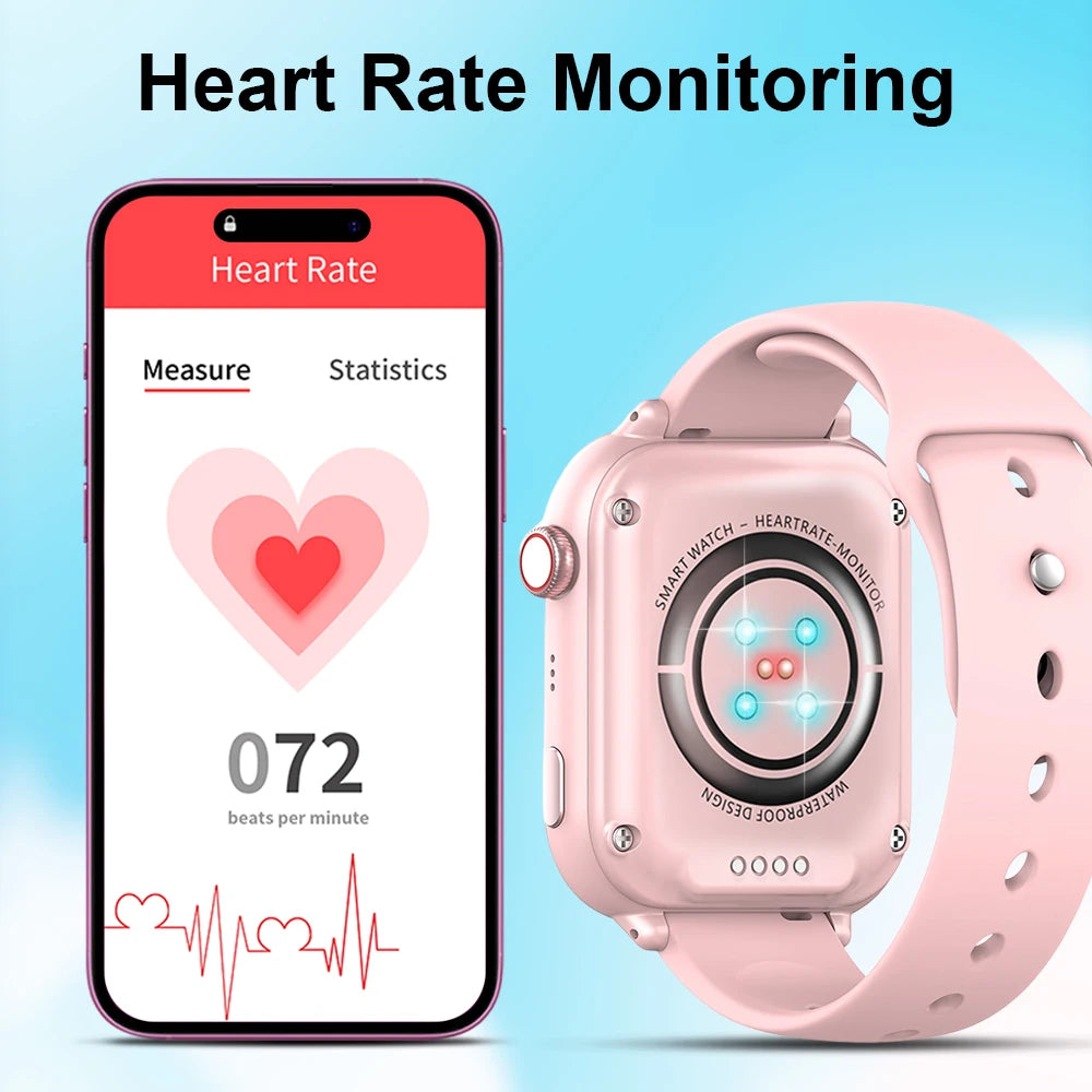 Wonlex KT37 Kids Smart Watch AI Voice Assistant GPS WiFi Location Tracker 4G Video Call  APP Monitor Children Smart Watch - I YAN