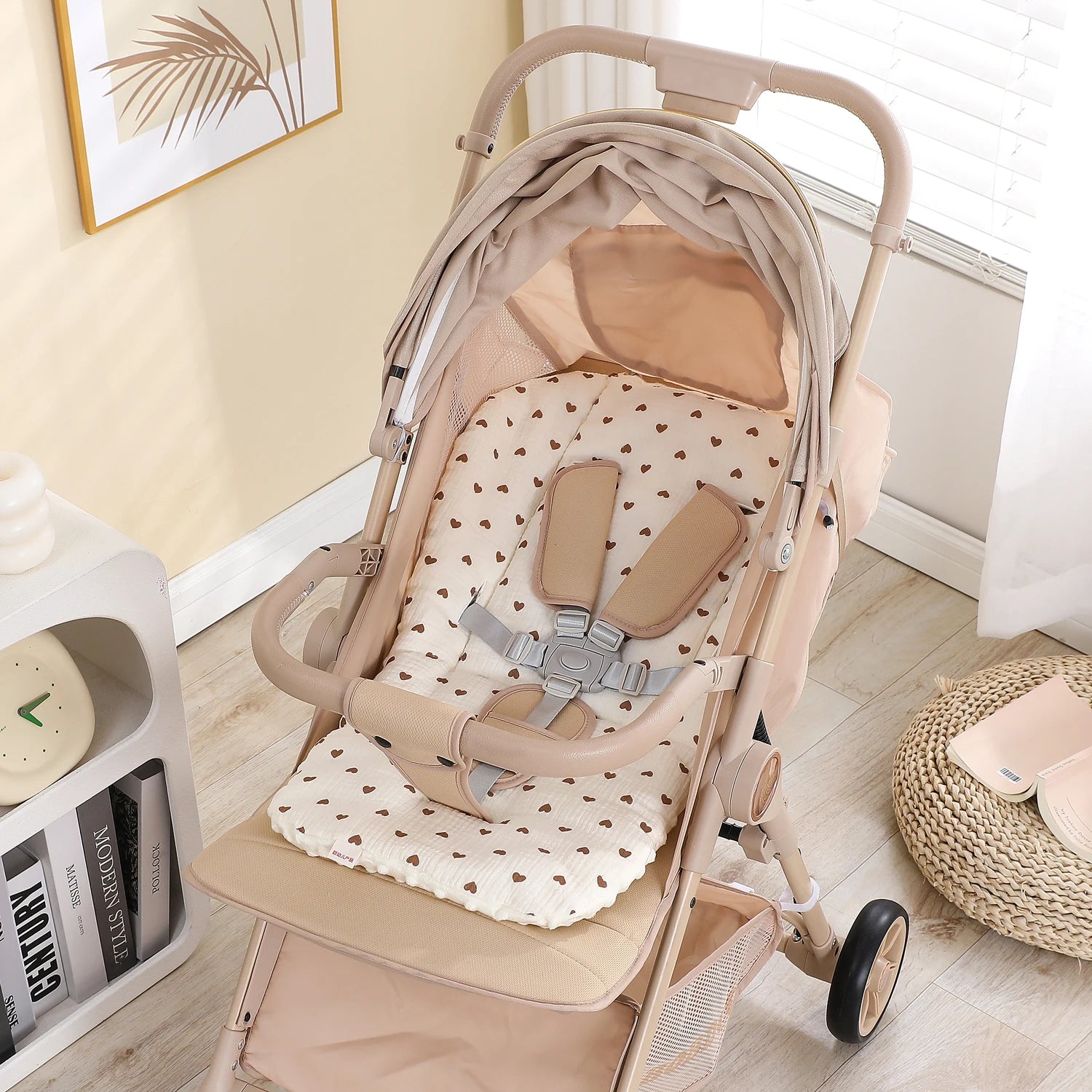 Baby Stroller Seat Cushion Soft Mattress Kids Pushchair Car Mat Stroller Accessories