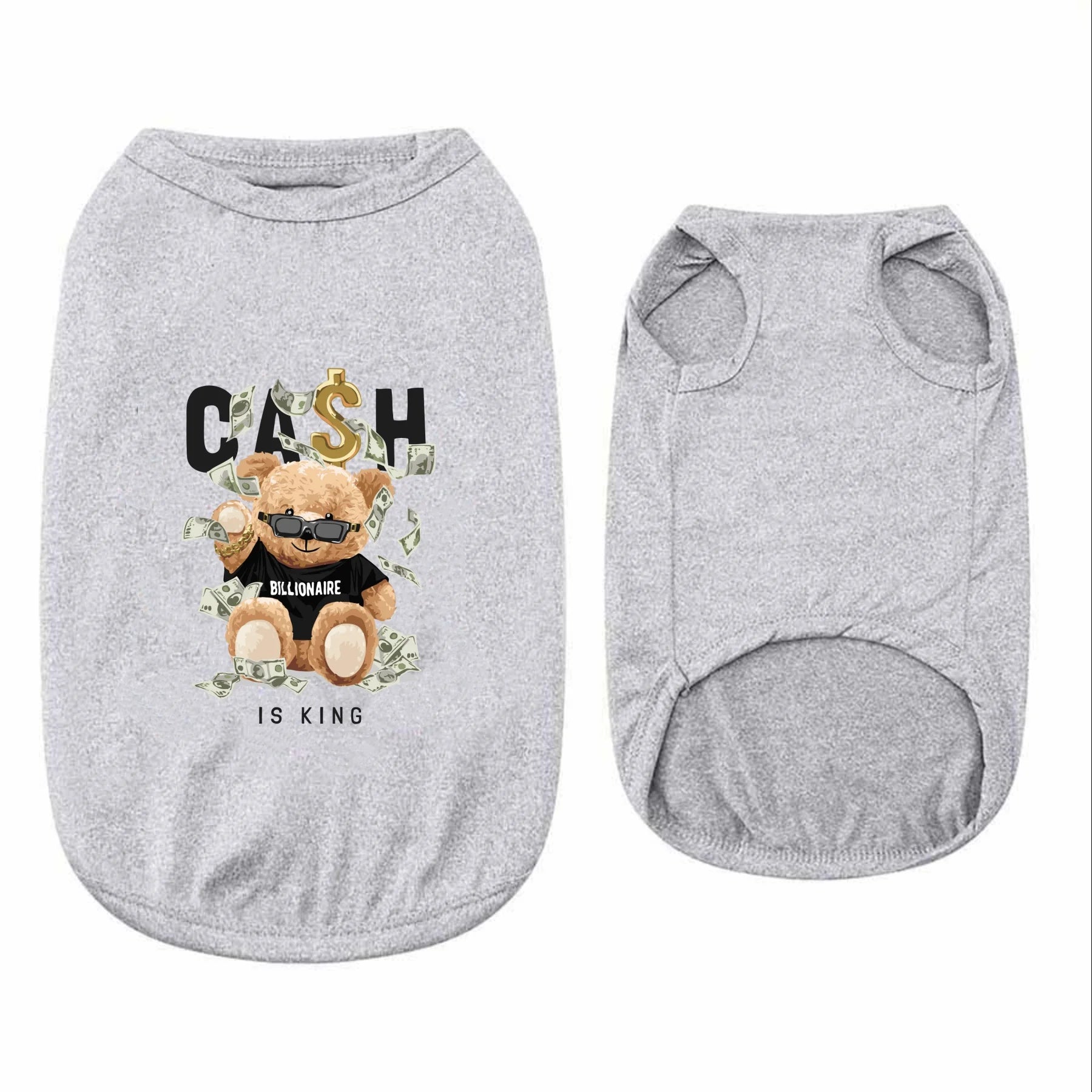 1pc   Cartoon Printed Pet Vest, Suitable for Cats and Dogs To Wear Indoors or Outdoors for Walks