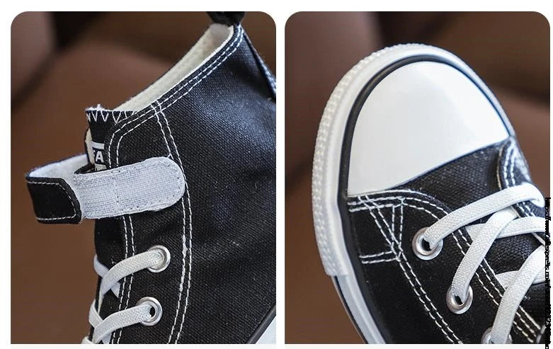New Kpop Demon Hunter Children's Canvas Shoes Kids Sneakers Boys Girls Fashion Canvas Shoe Cartoon Print Breathable Casual Shoes