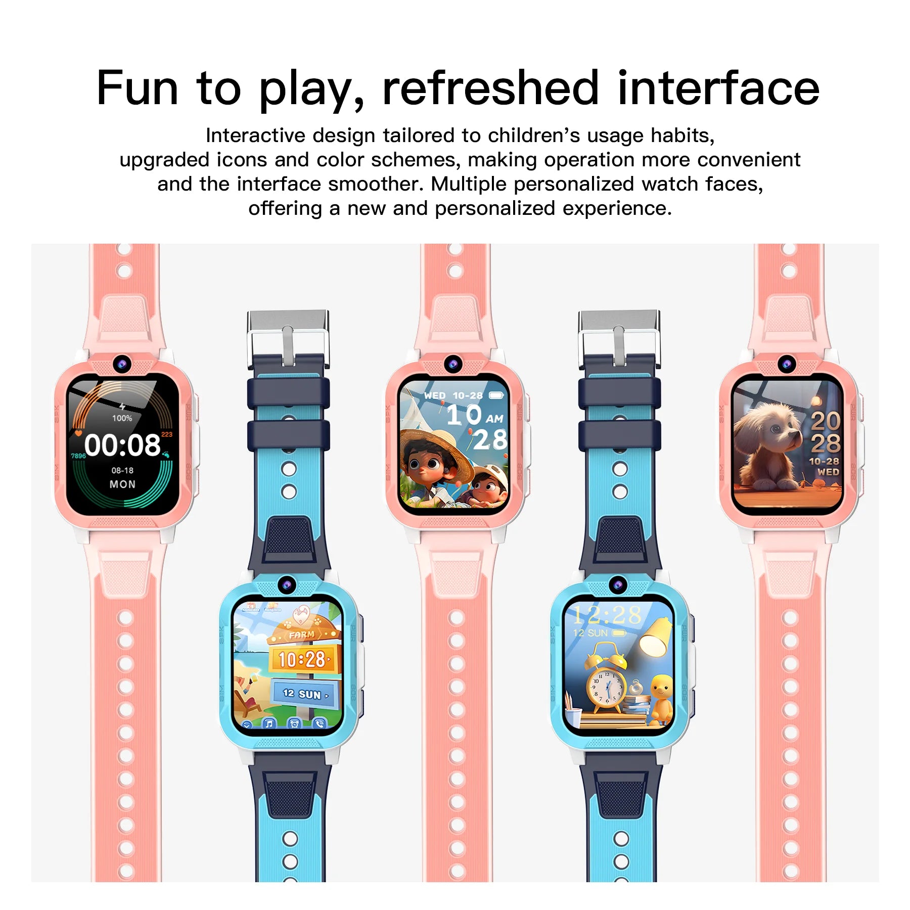 Blackview Z40 Pro Kids Smart Watch 4G – Triple AI Positioning GPS WiFi LBS Large 850mAh Battery Video Call - I YAN