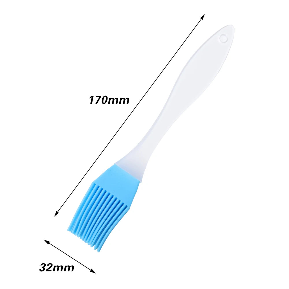 4/1PCS Silicone Barbecue Brush Pastry Grill Bread Oil Brush Split Type High Temperature Resistant BBQ Cake Baking Tool Bakeware