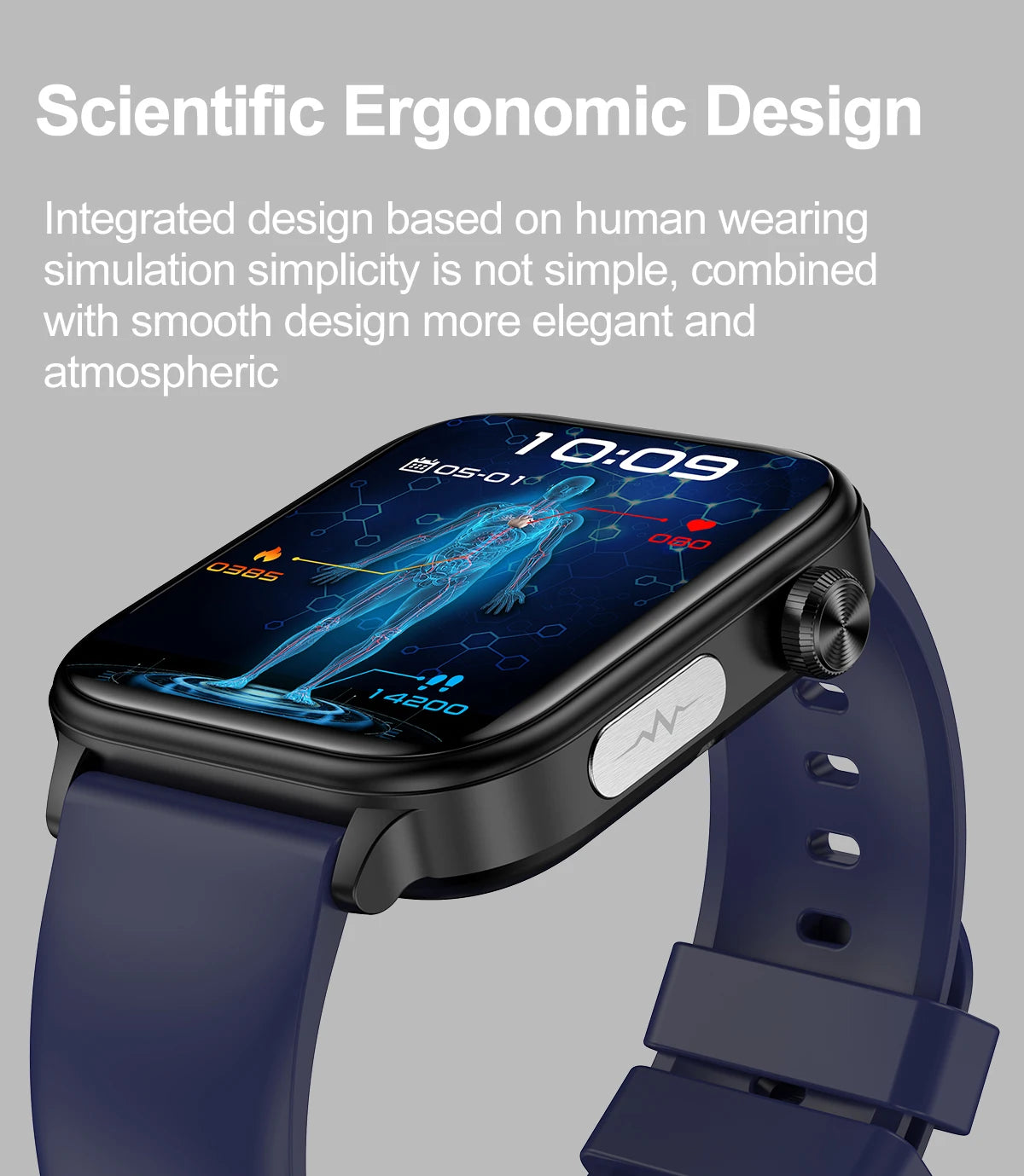 2026 New Blood lipids Uric Acid testing Smart Watch Men ECG+PPG Blood Pressure blood oxygen Bluetooth Call Health smartwatch iOS