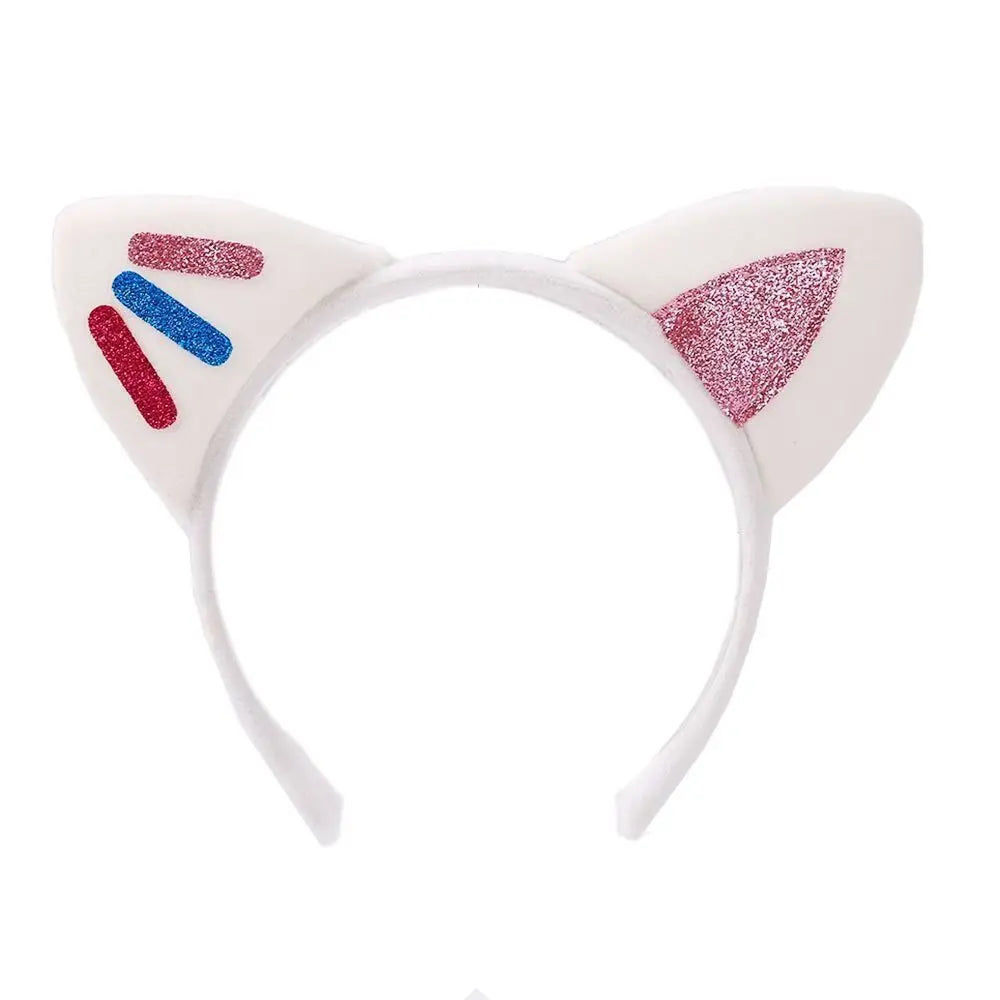 New Girl's Cat Ear Headband Hair Clip Halloween Costume Party Decoration Hair Accessory
