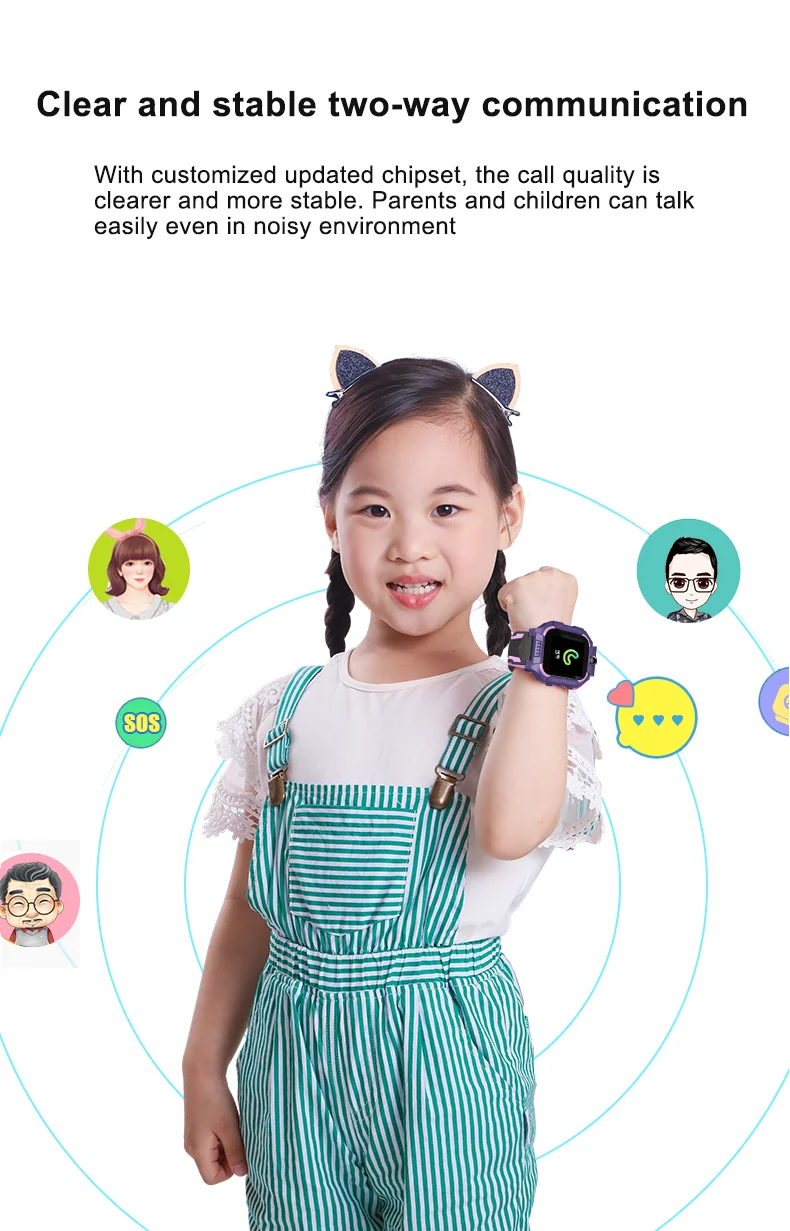 Kids Smart Watch SOS SIM Card LBS Tracker – Waterproof Phone Watch with Camera for Boys & Girls (Q19 / Z1 / A28 / Q88) - I YAN