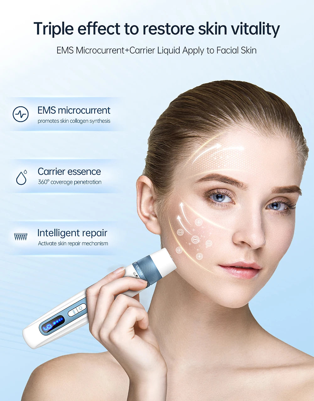 Hello Face H5 Derma pen Original Professional Derma Pen 2 in 1 EMS Automatic Microneedling pen