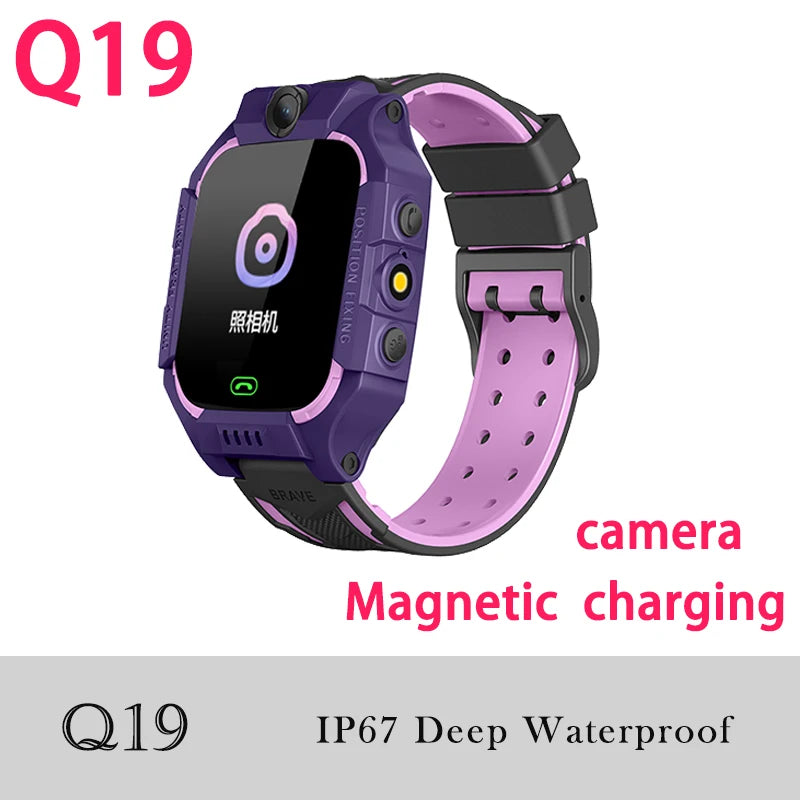 Kids Smart Watch SOS SIM Card Phone Watch – Q19 / A28 / Q88 / A16 IP67 Waterproof Camera LBS Tracker Gift for iOS Android - I YAN