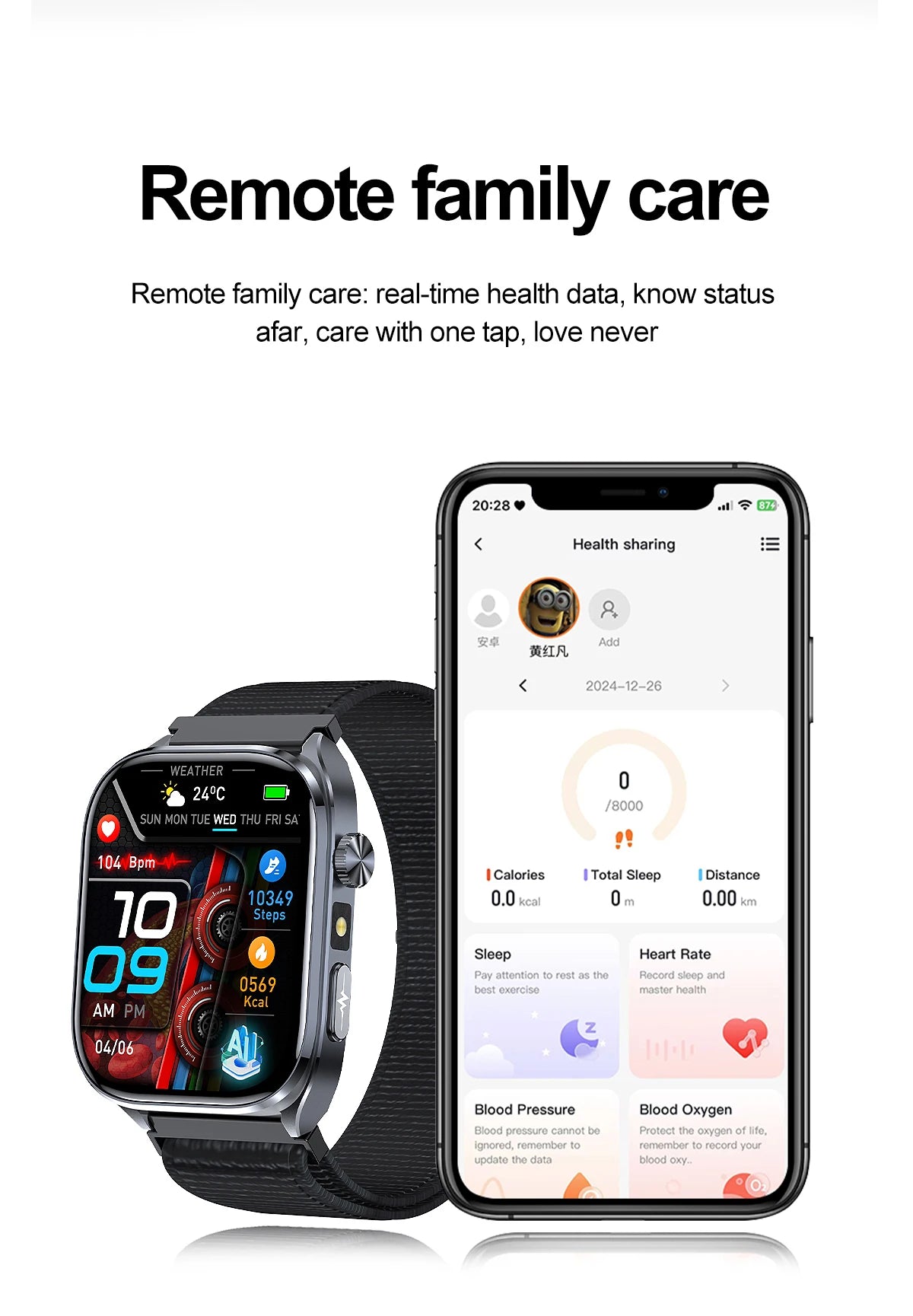 2025Nursing Level Uric Acid Blood lipids Smart Watch Men Blood Pressure ECG+PPG Clock Body Analysis Voice Call Health Smartwatch