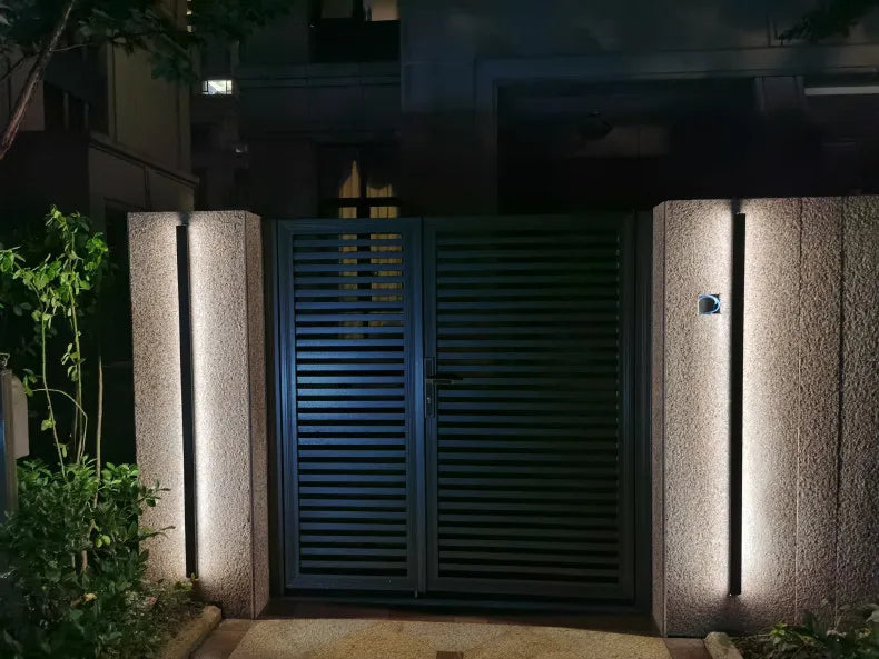 Waterproof Wall Light Outdoor Garden Wall lamps LED Lights Modern Nordic  Living Room TV Background IP65 110/220v Wall washer