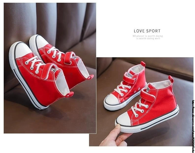 New Kpop Demon Hunter Children's Canvas Shoes Kids Sneakers Boys Girls Fashion Canvas Shoe Cartoon Print Breathable Casual Shoes