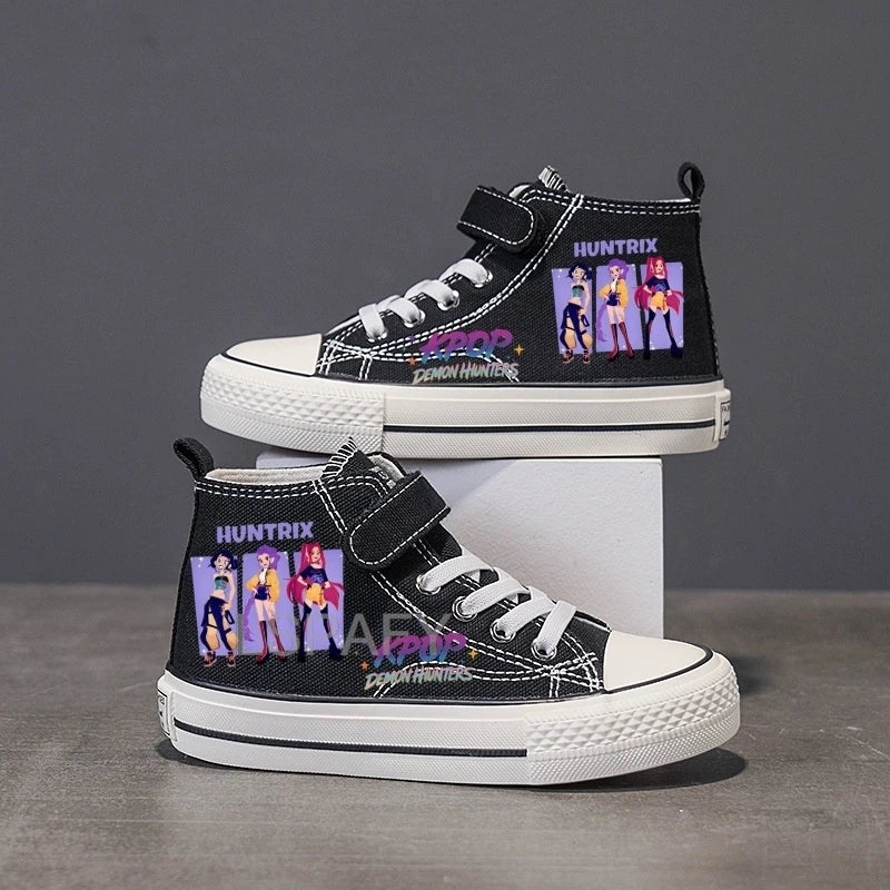 High-top Non-slip Sneakers, Student Casual Shoes New Children's Shoes, Fashion Canvas Shoes, Flat Shoes, Children's