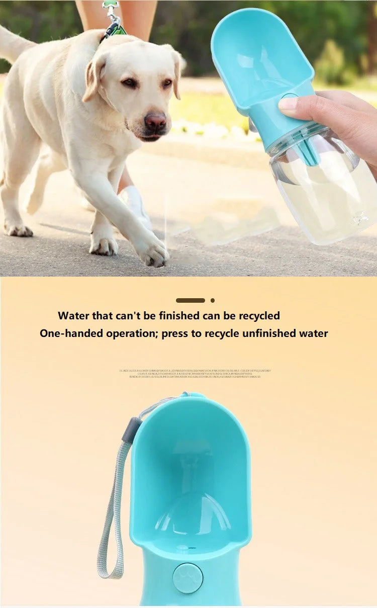 320/500ML Portable Dog Cat Water Bottle for Dog Gourd Walk Drinking Bottle Dog Pet Supplies Food Bowl GS07