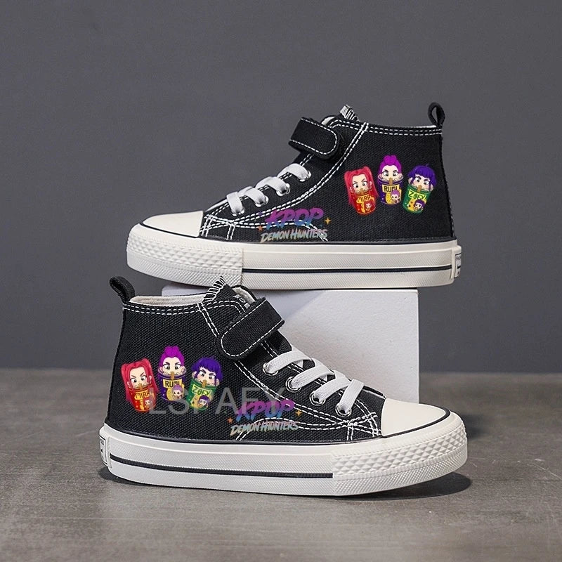 High-top Non-slip Sneakers, Student Casual Shoes New Children's Shoes, Fashion Canvas Shoes, Flat Shoes, Children's
