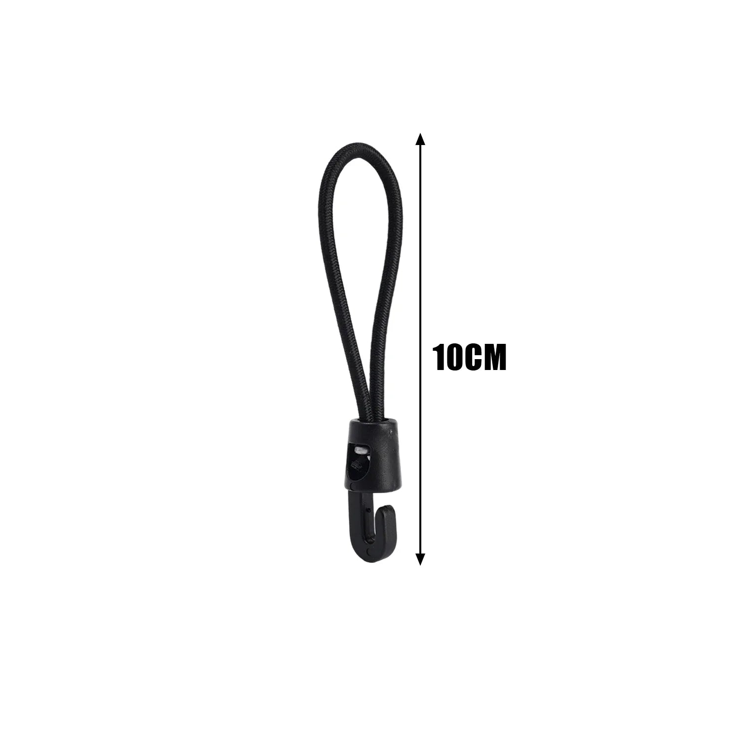 10/1Pcs Bungee Cord with Hooks 10/15/25cm High Elasticity Expander with Hooks Rubber Tensioner with Hooks for Camping Tarpaulin