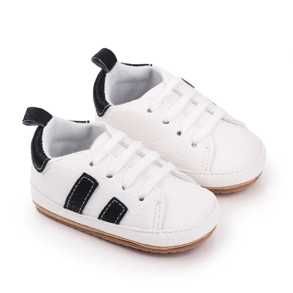 Baby Casual Shoes for Spring and Autumn TPR Sole Anti-slip High Quality PU Hot Selling Multiple choice 2023 Baby New Fashion