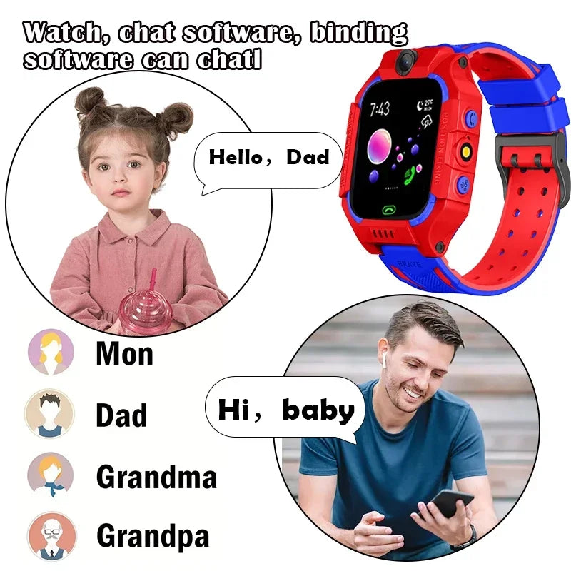 VIVO 4G Kids Smart Watch Mini Kids Phone with Call SOS Camera 3 in 1 Cartoon Watch Girl Boy Birthday Christmas Gift 2026New