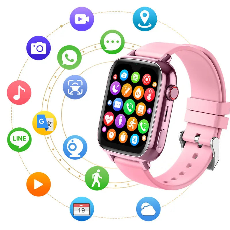 Wonlex 4G Watch Kids GPS WiFi Location KT34 Video Call SOS Alert Tracker Monitor Google Store Game Children's smart watch 2025