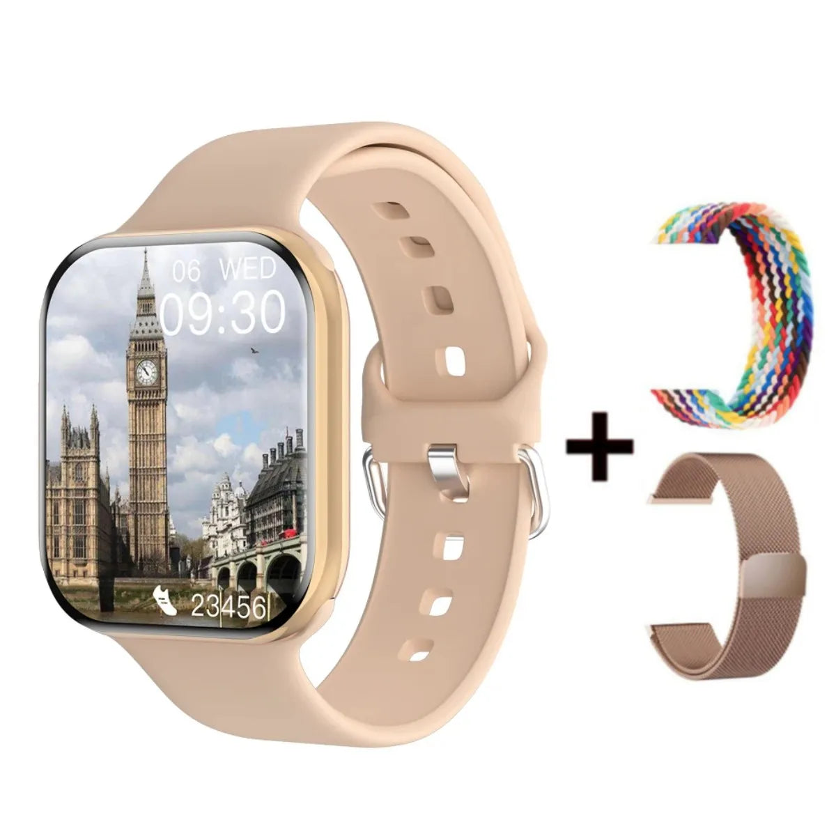 2026 Series 10 GPS Smart Watch – Bluetooth Call Heart Rate Blood Oxygen NFC IP68 Waterproof Smartwatch for Apple & Android - I YAN