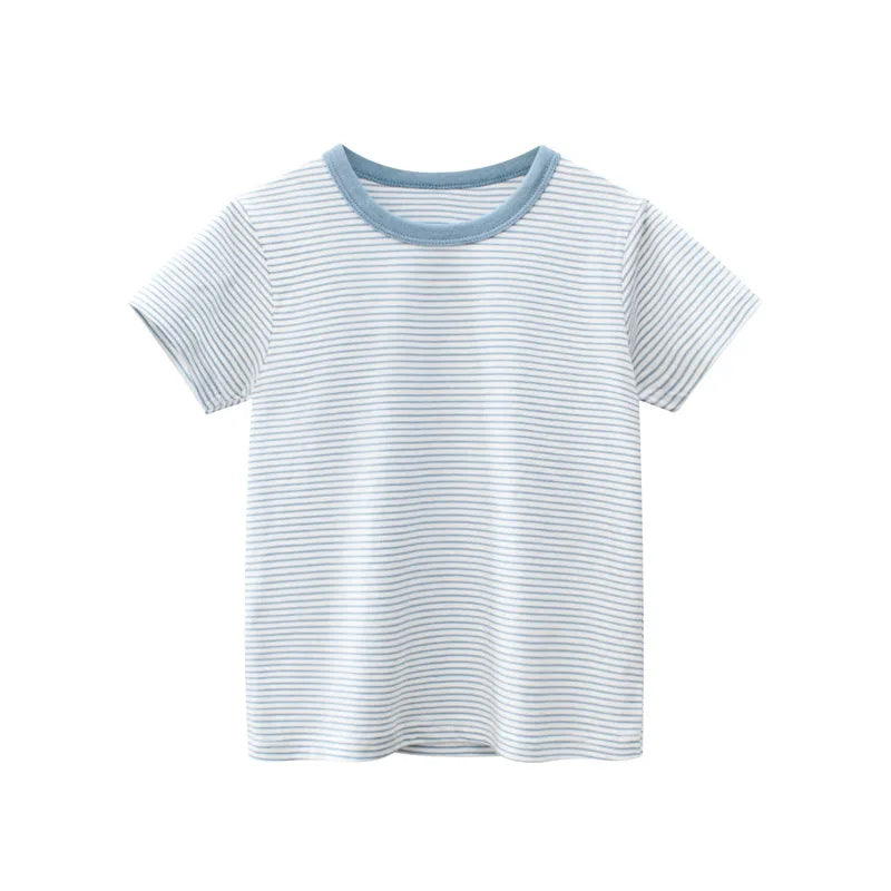Children's short sleeve cotton T-shirts by I YAN, featuring colorful cartoon designs for boys aged 2-9 years.