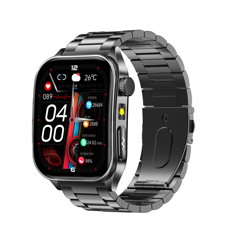 Dual-probe 650nm Laser Therapy HRV Bluetooth Calling Health Watch