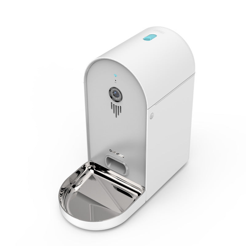 I YAN smart automatic pet feeder with digital display, food tray, and app control for dogs and cats, 3.6L and 6L capacity
