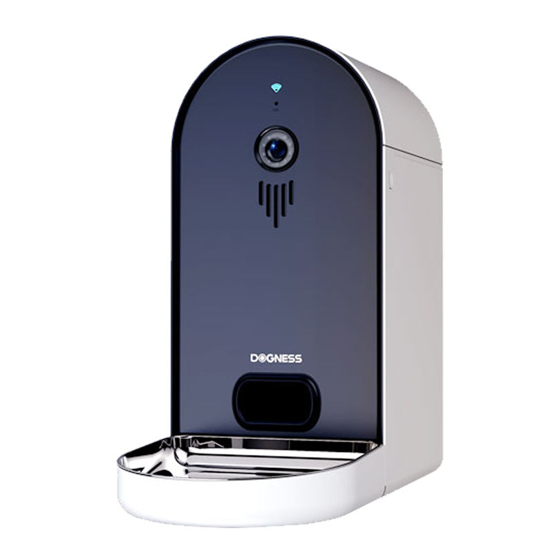 Smart I YAN automatic pet feeder with APP control, 3.6L or 6L capacity for dogs and cats, featuring digital food dispensing.